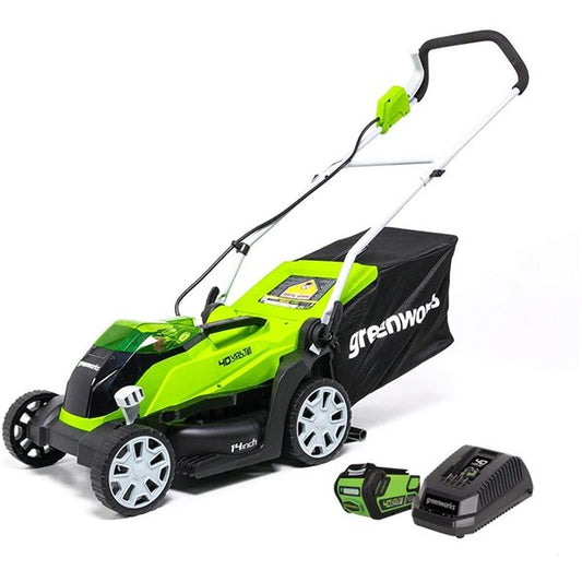 40V 14" Lawn Mower, 4.0Ah Battery and Charger Included-2527402CA